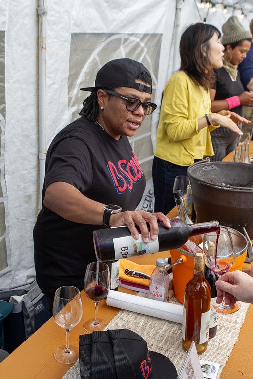 Pouring at the BSC table