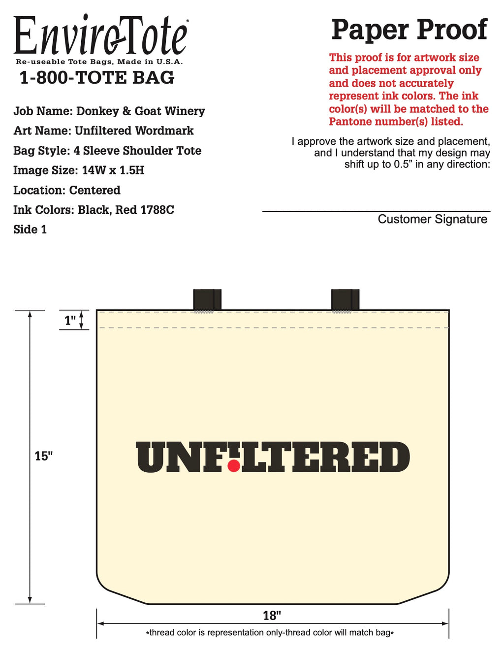 UNFILTERED Tote