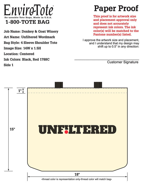 UNFILTERED Tote